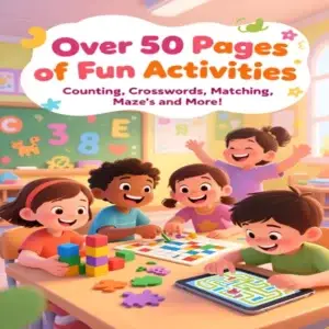 Fun Activity Pages – Abc’s & 1,2,3’s and More